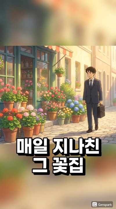 출근길 꽃집 사장님이 매일 나를 불러세운 진짜 이유